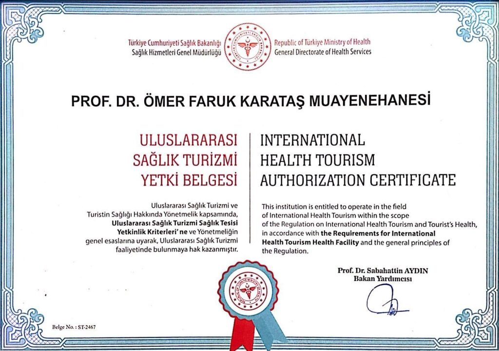 health tourism certificate
